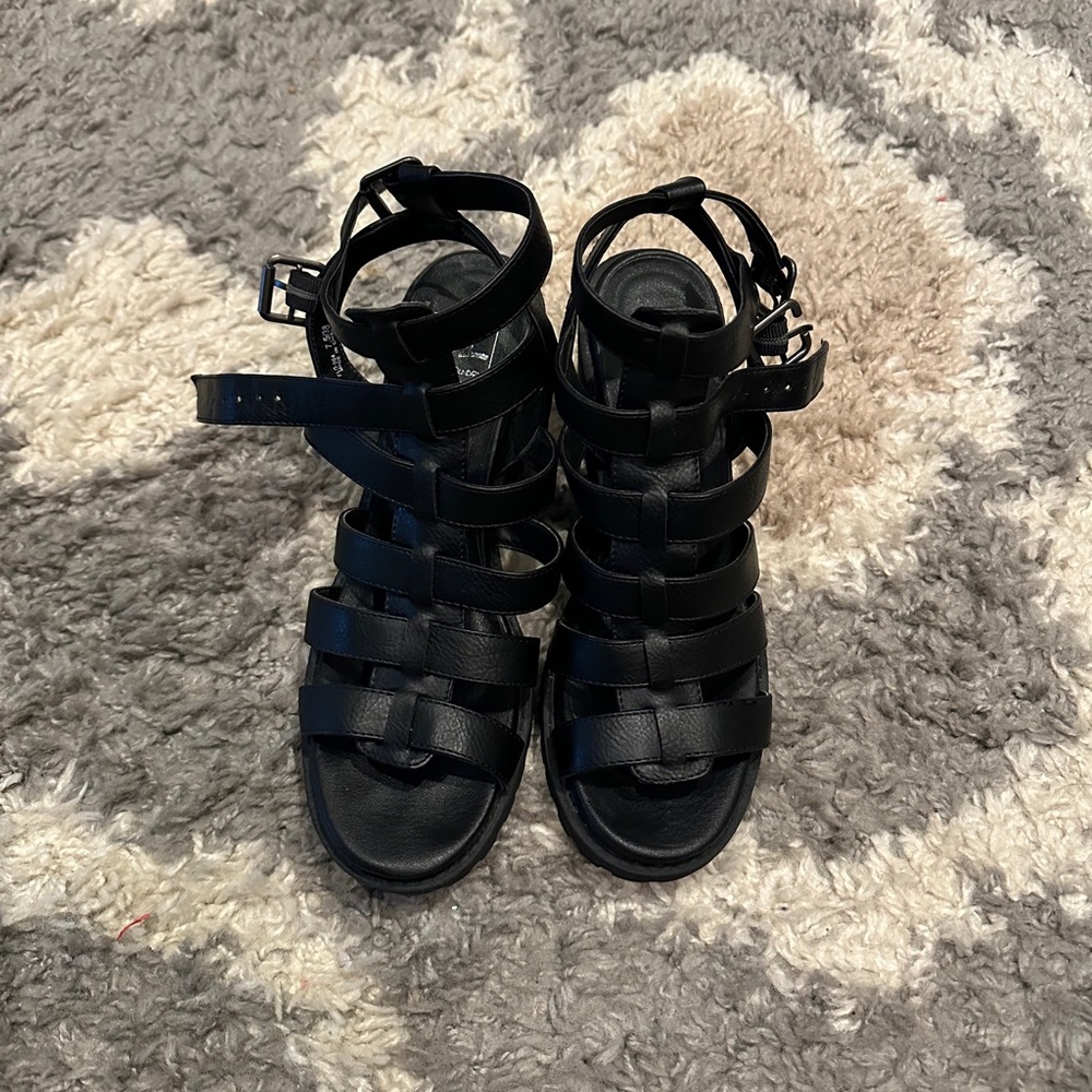 Dirty Laundry heeled sandal. Size 7.5. Black. Worn only a few times.